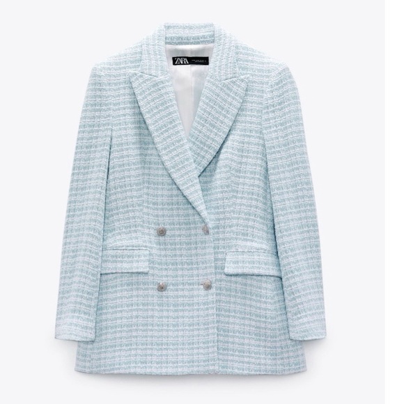 Zara textured plaid blazer - Picture 9 of 14